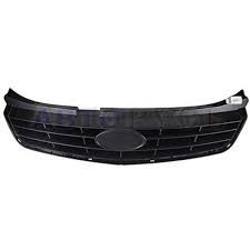 Решетка 21704 радиатора верх.черная