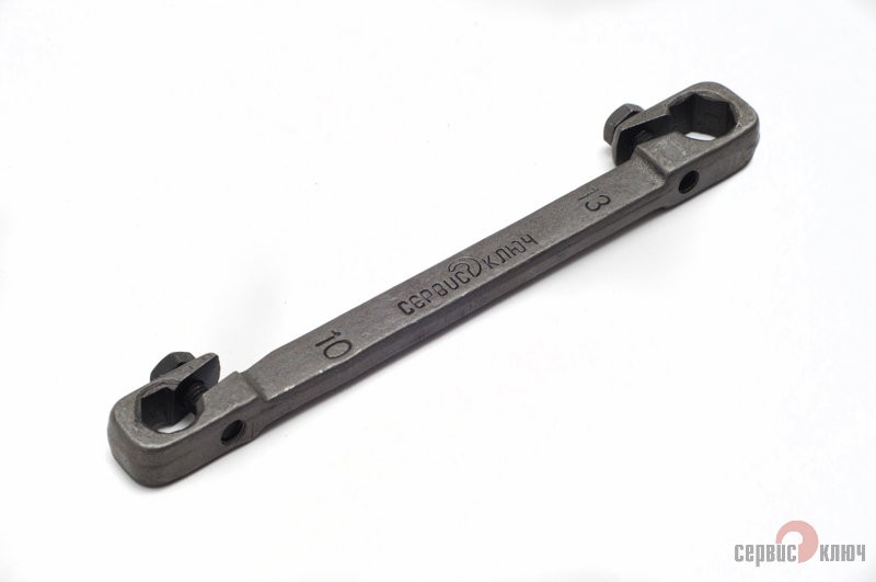 Ключ тормозных трубок с болтом 10-13мм Сервис Ключ