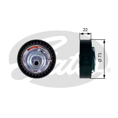 Ролик ГРМ Ларгус 8 клап. Gates