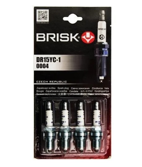 Свечи ВАЗ 2112 DR15YC BRISK для ГБО