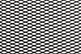 Сетка декоративная 100х30 черная ячейка 6х3мм KRAFT